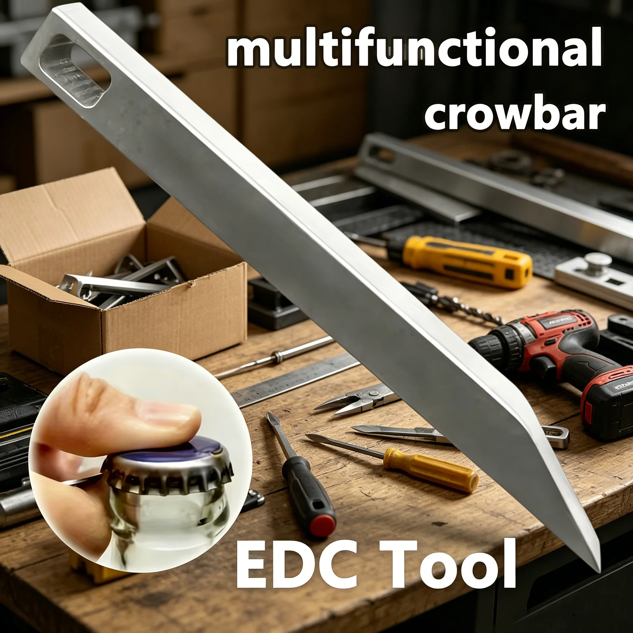 Keychain Multi Tool - مفتاح ربط متعدد الاستخدامات من الفولاذ