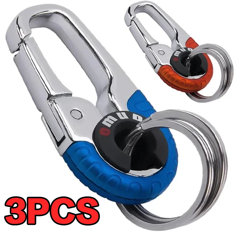 Men Accessories All - حلقة مفاتيح رجالية من الفولاذ المقاوم