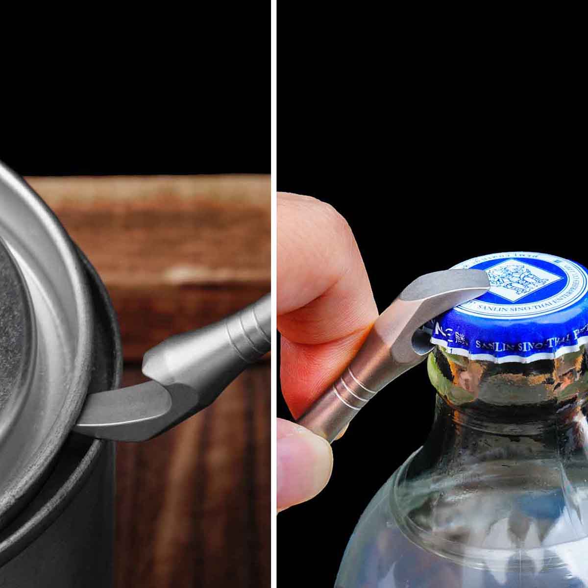 TC4 سبائك التيتانيوم المخل سلس - مراجعة Keychain Multi Tool وسعره