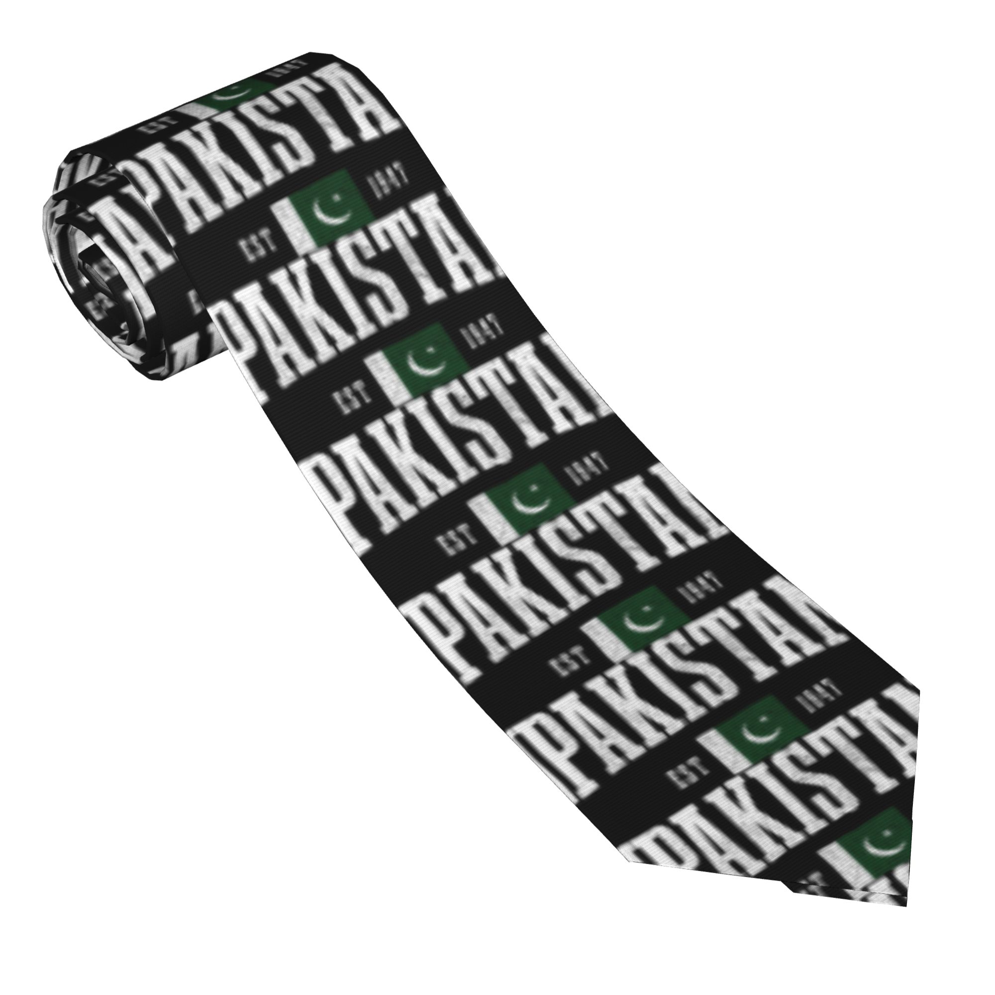 ربطة عنق رجالية بتصميم علم باك - مراجعة Men Accessories In Pakistan وسعره