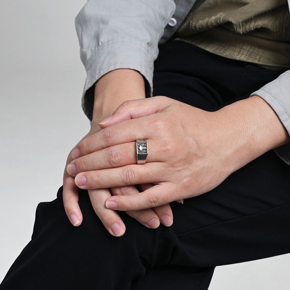 Somen خمر الفولاذ المقاوم للصد - مراجعة Signet Ring Men وسعره