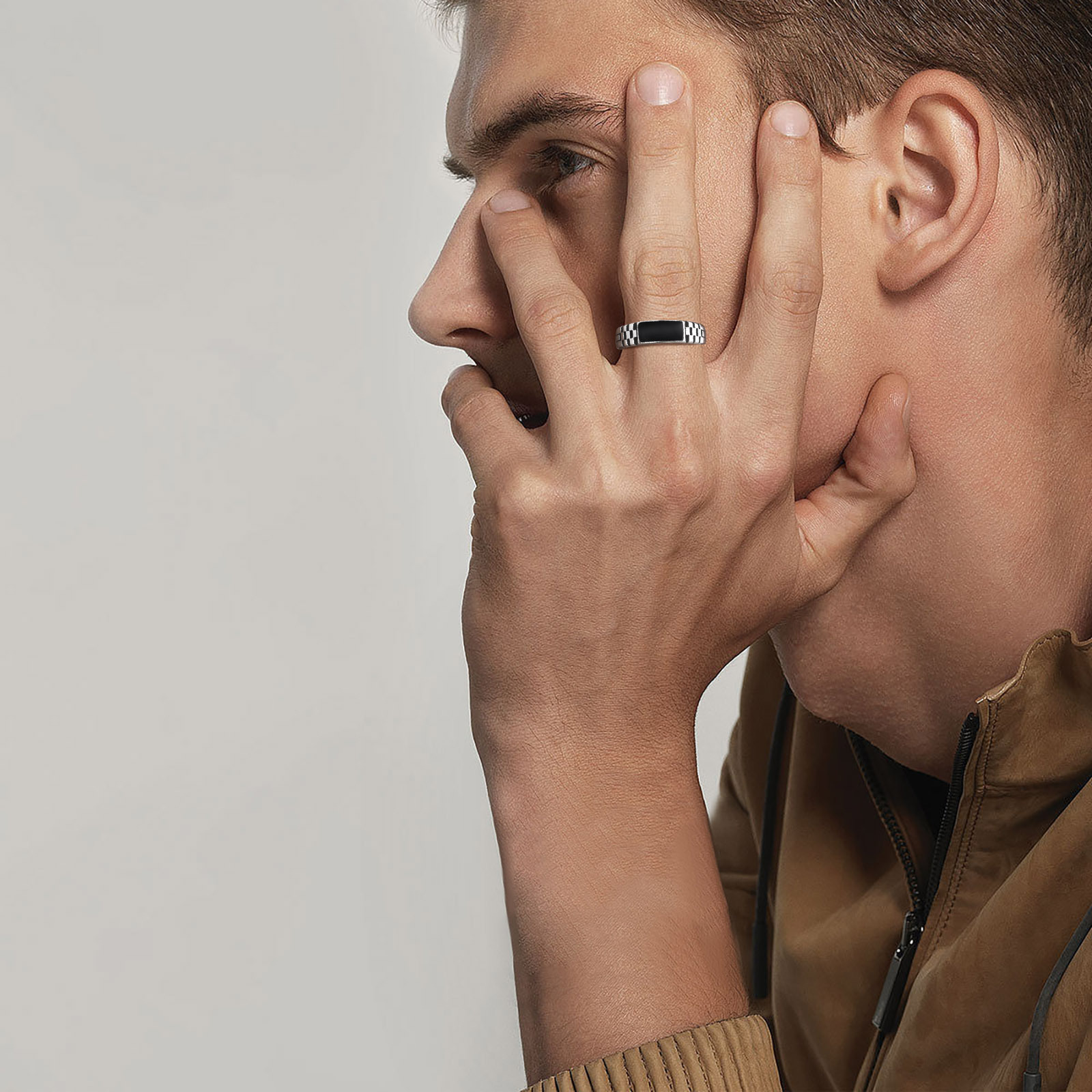حلقات Vnox المفتوحة للرجال، خا - مراجعة Signet Ring Men وسعره