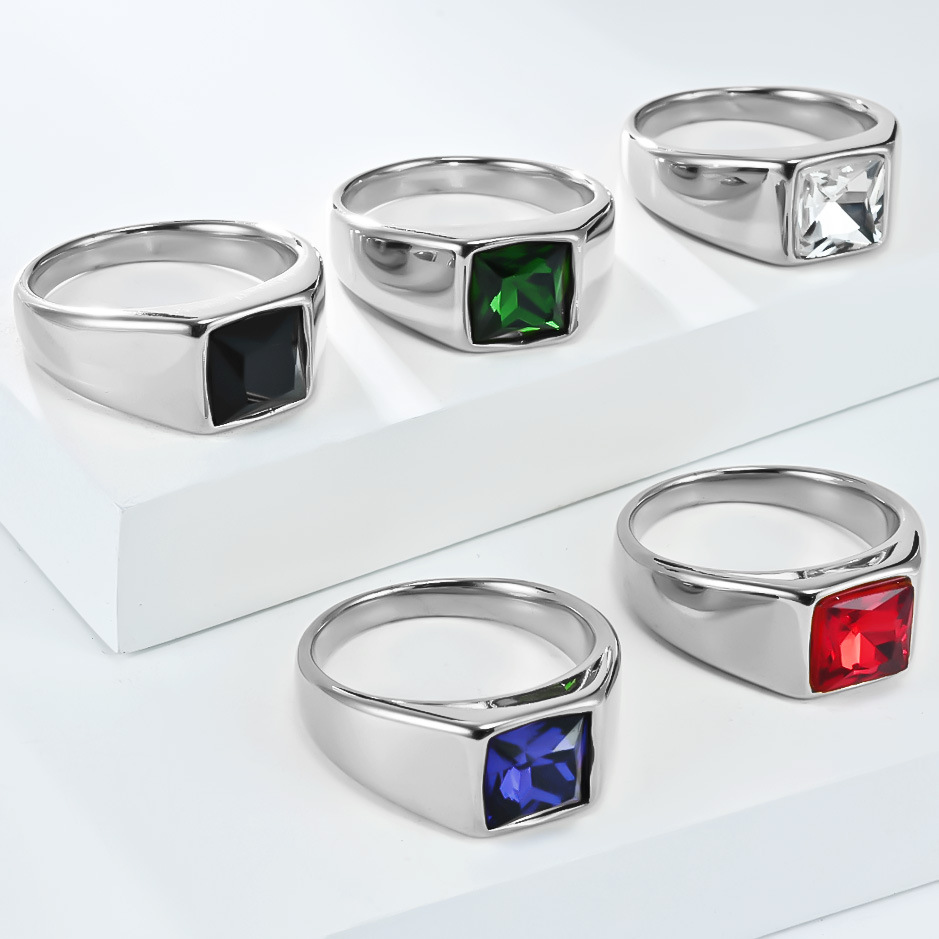 الفولاذ المقاوم للصدأ تسلق الز - مراجعة Signet Ring Men وسعره
