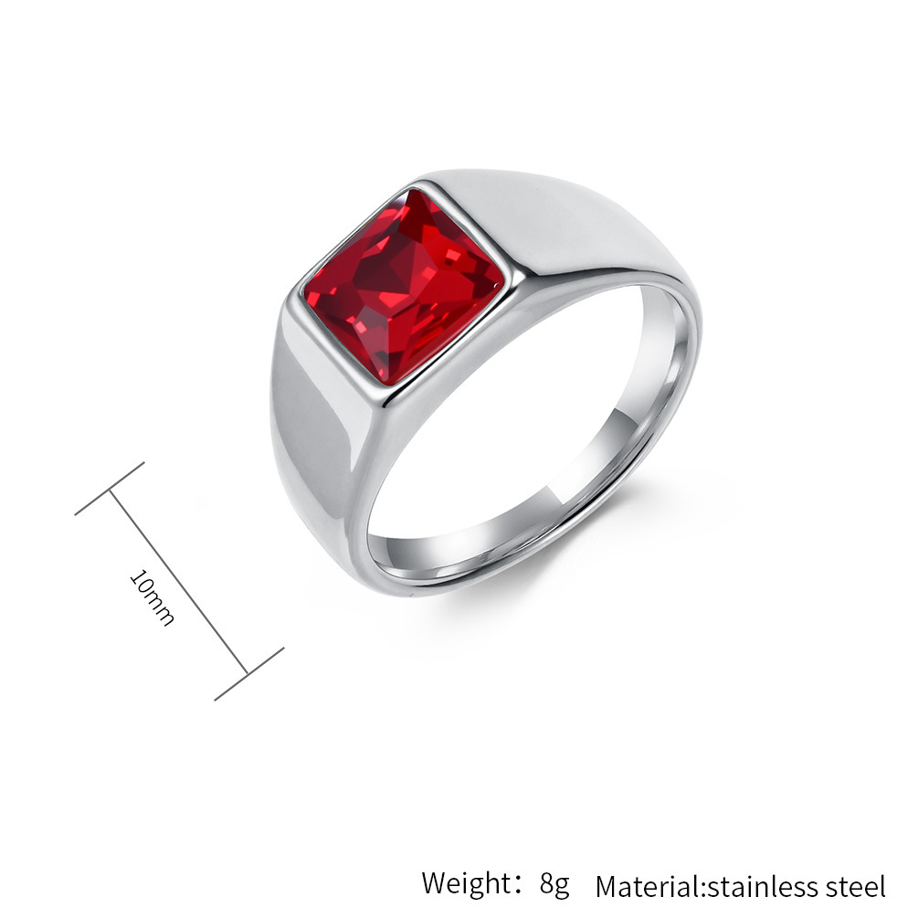 الفولاذ المقاوم للصدأ تسلق الز - مراجعة Signet Ring Men وسعره