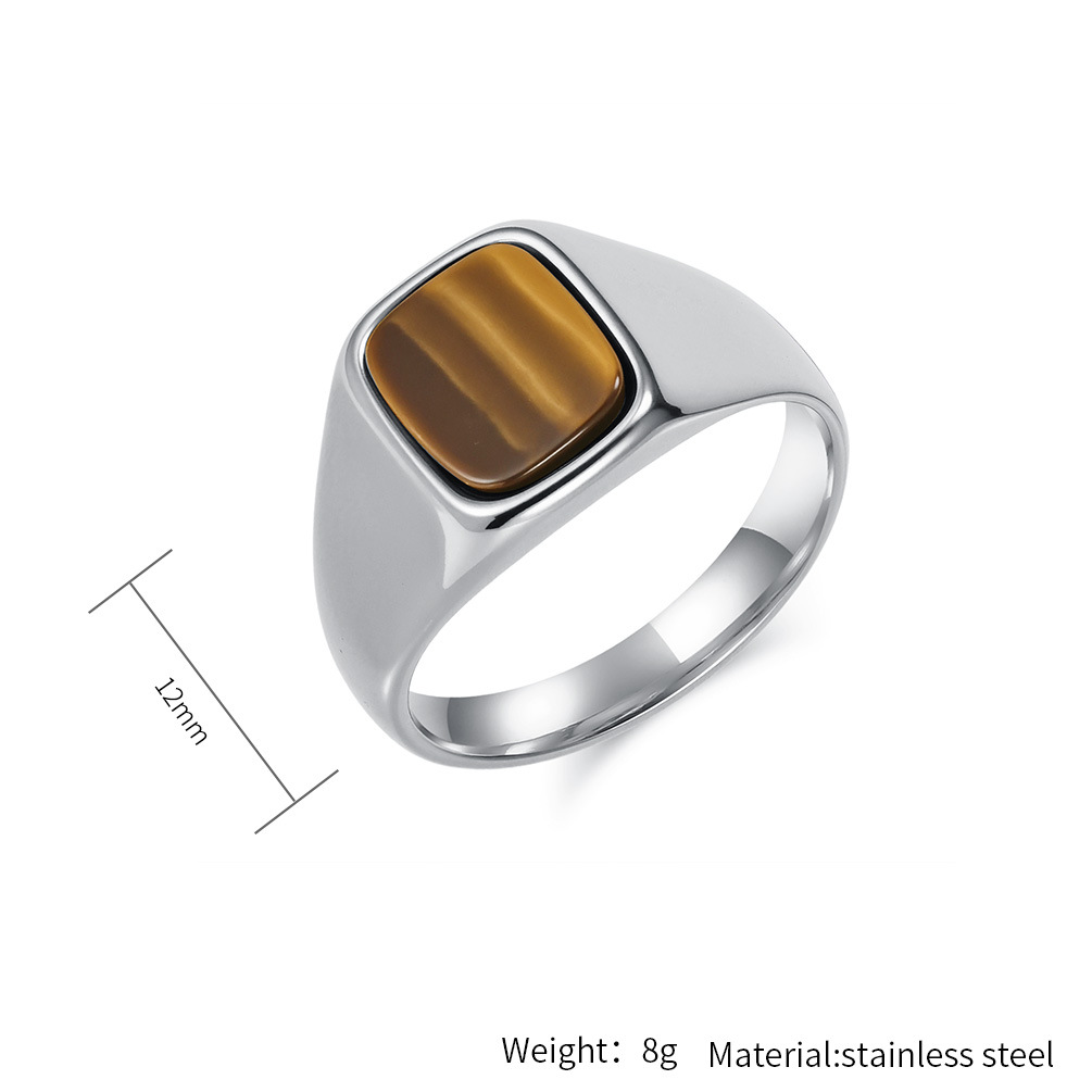 خاتم رجالي جديد وعصري من الفول - مراجعة Signet Ring Men وسعره