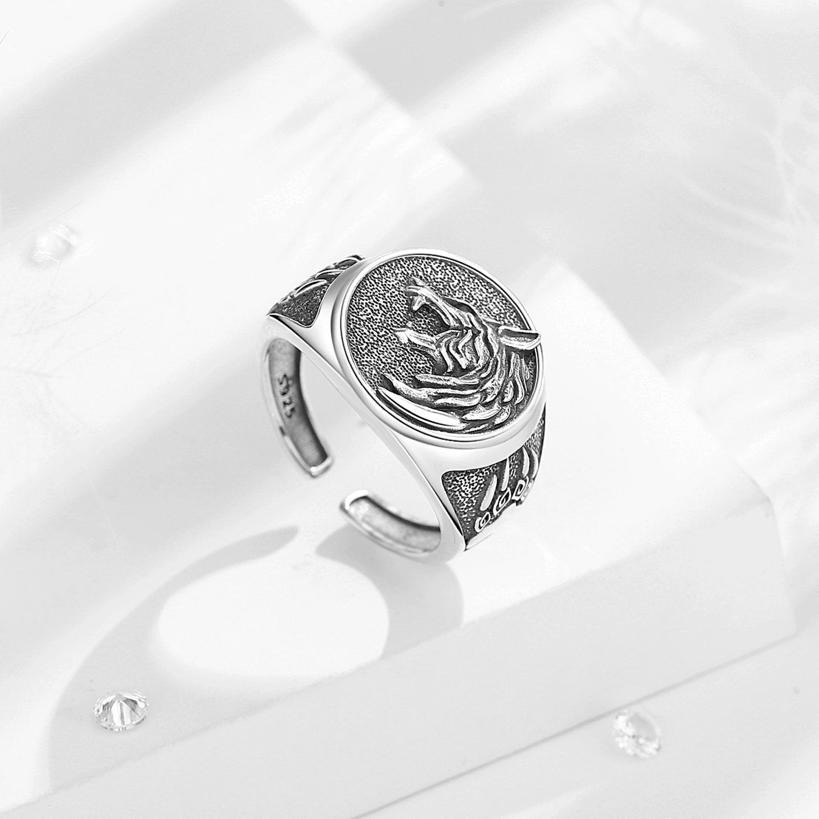 الفضة الإسترليني خاتم فايكنغ ا - مراجعة Signet Ring Men وسعره