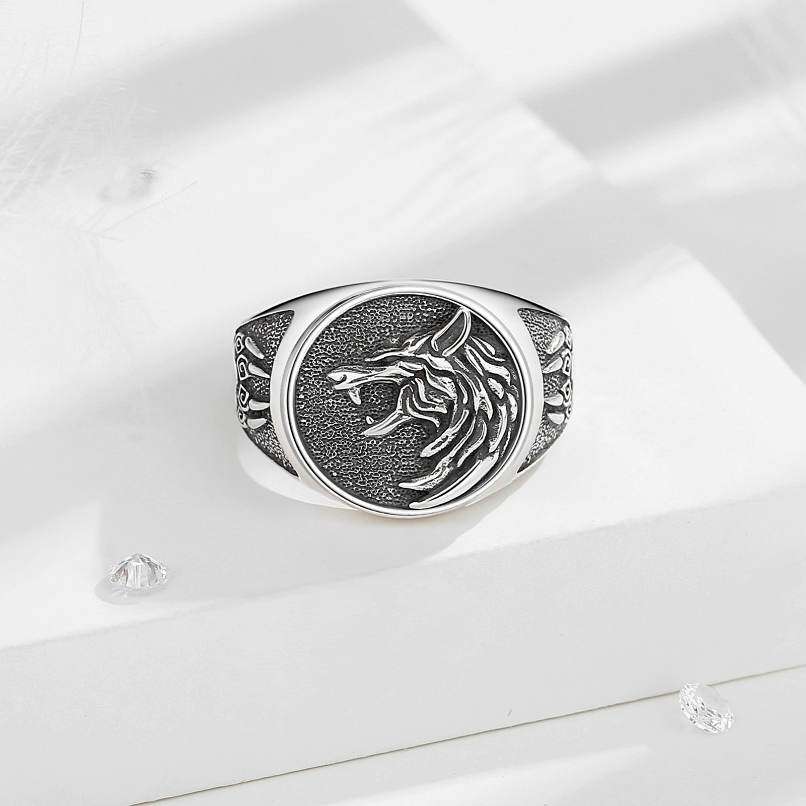 الفضة الإسترليني خاتم فايكنغ ا - مراجعة Signet Ring Men وسعره