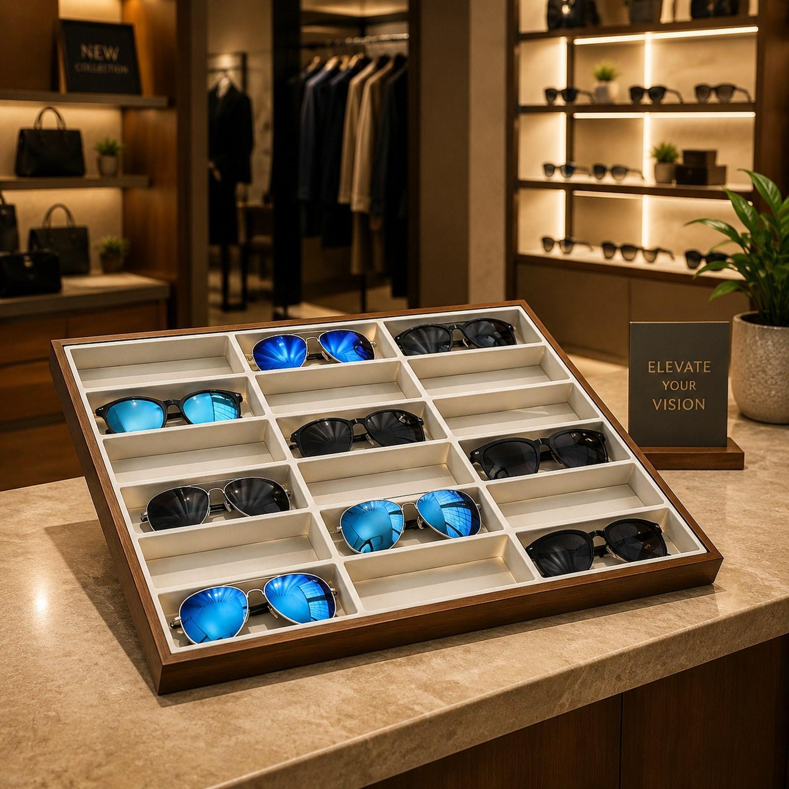 صينية عرض النظارات، صندوق تخزي - مراجعة Men'S Accessories Organizer Tray وسعره