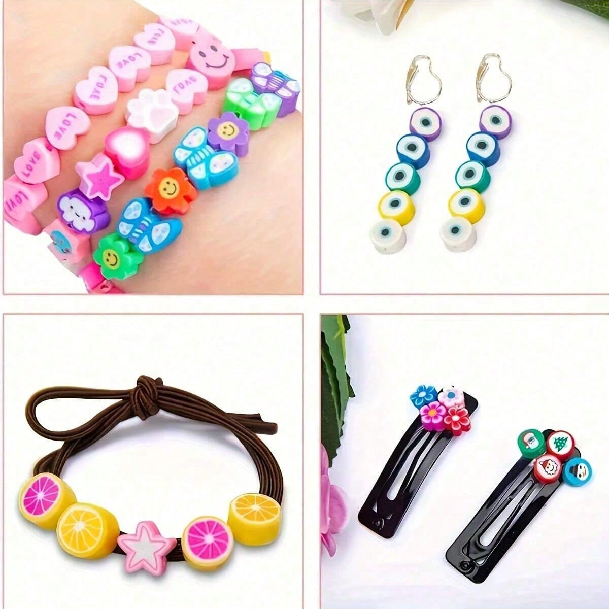 مجموعة خرز من الطين البوليمر 1 - مراجعة Bracelet Beaded Men وسعره