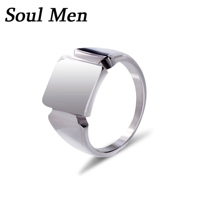 الروح الرجال التيتانيوم الصلب  - مراجعة Signet Ring Men وسعره