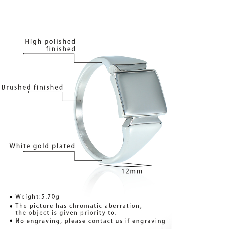 الروح الرجال التيتانيوم الصلب  - مراجعة Signet Ring Men وسعره