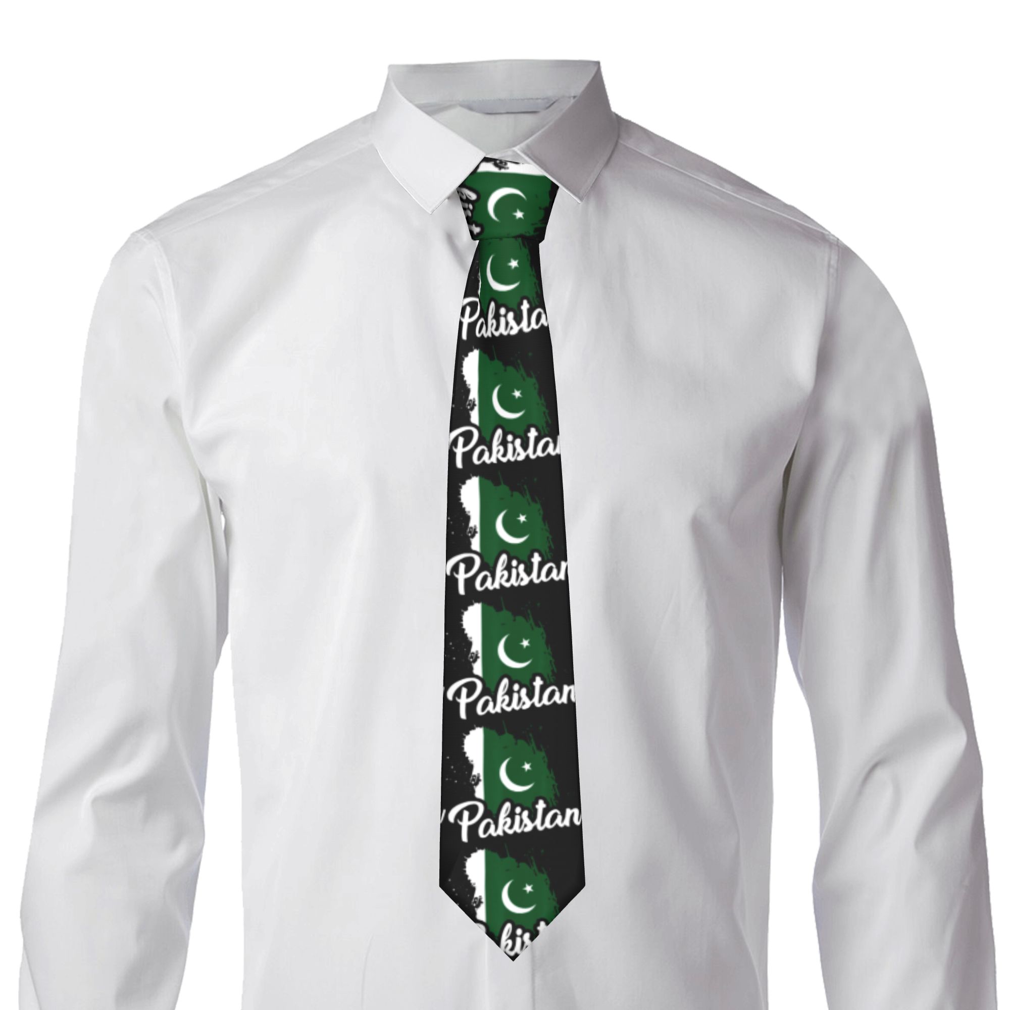 ربطة عنق رجالية بتصميم علم باك - مراجعة Men Accessories In Pakistan وسعره