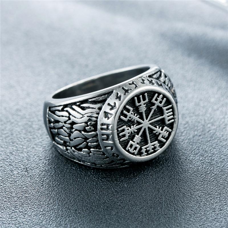 خاتم الفايكنج Rune Signet للرج - مراجعة Signet Ring Men وسعره
