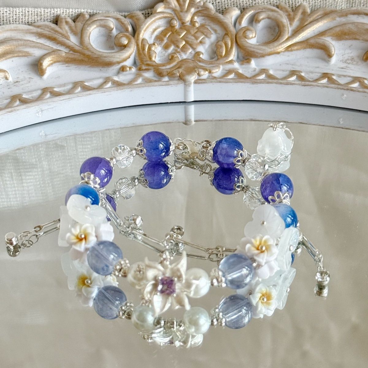 أساور نسائية مرصعة بالخرز مستو - مراجعة Bracelet Beaded Men وسعره
