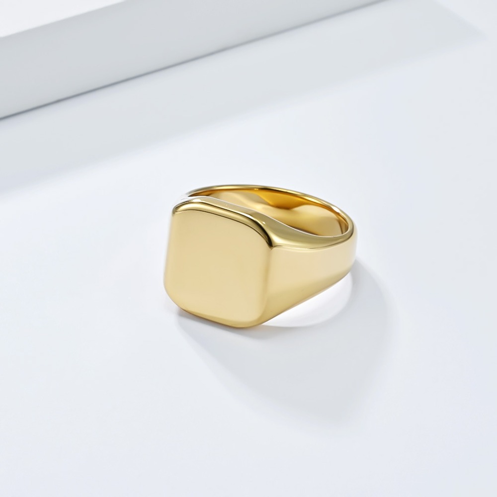 سومن الخاتم مربع التنغستن كربي - مراجعة Signet Ring Men وسعره