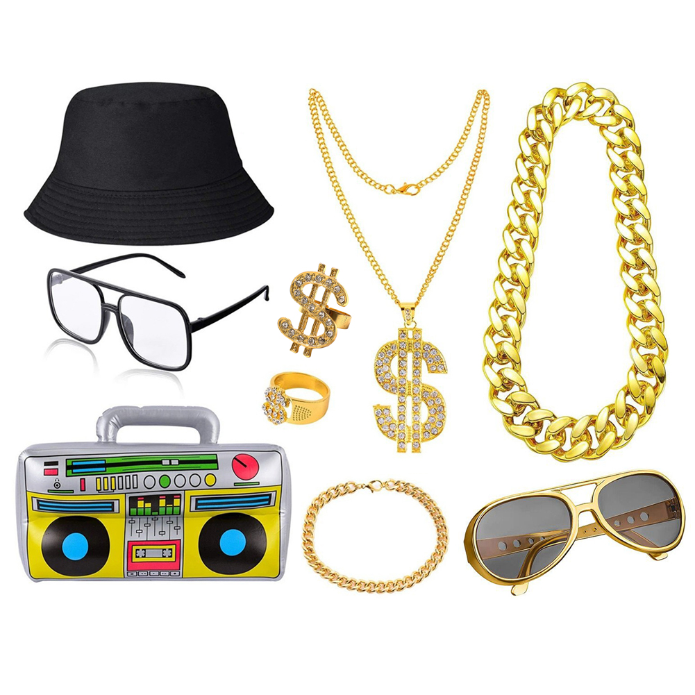 80s 90s الهيب هوب طقم أزياء لل - مراجعة Men'S Accessories In The 90S وسعره