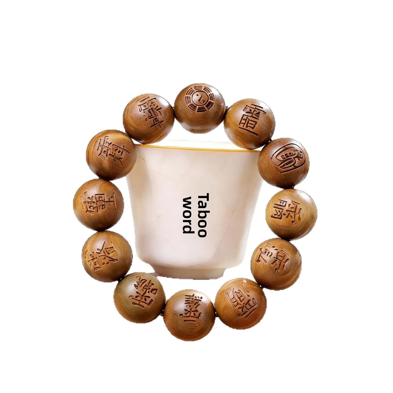 سوار فاخر من خشب الصندل الأخضر - مراجعة Bracelet Beaded Men وسعره