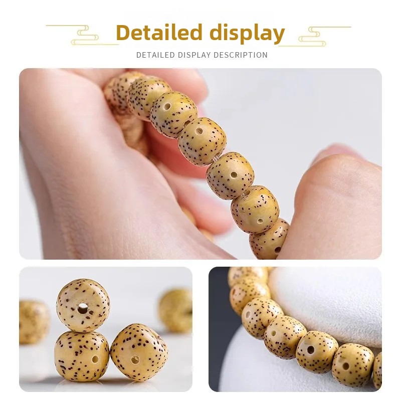 سوار صلاة بوذي من خرز بودي ذهب - مراجعة Bracelet Beaded Men وسعره