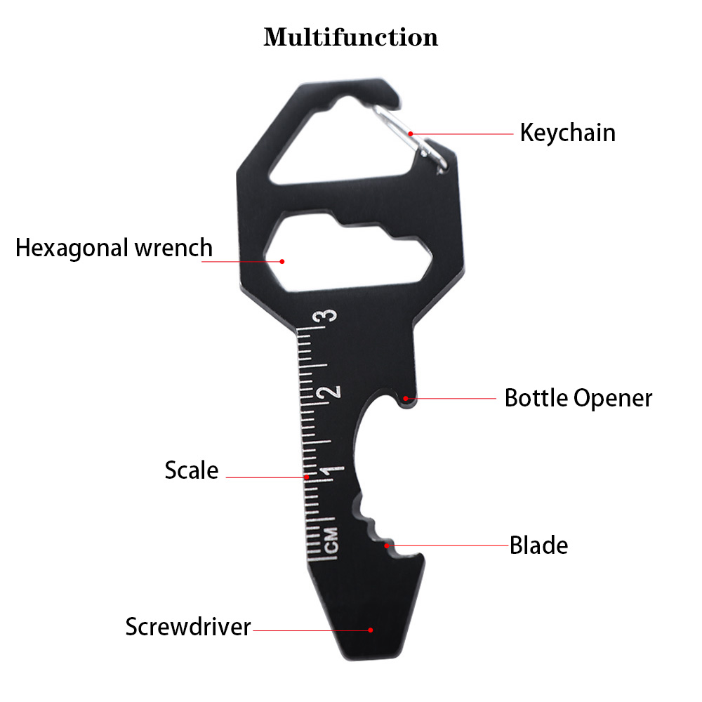 أداة متعددة الاستخدامات 6 في 1 - مراجعة Keychain Multi Tool وسعره