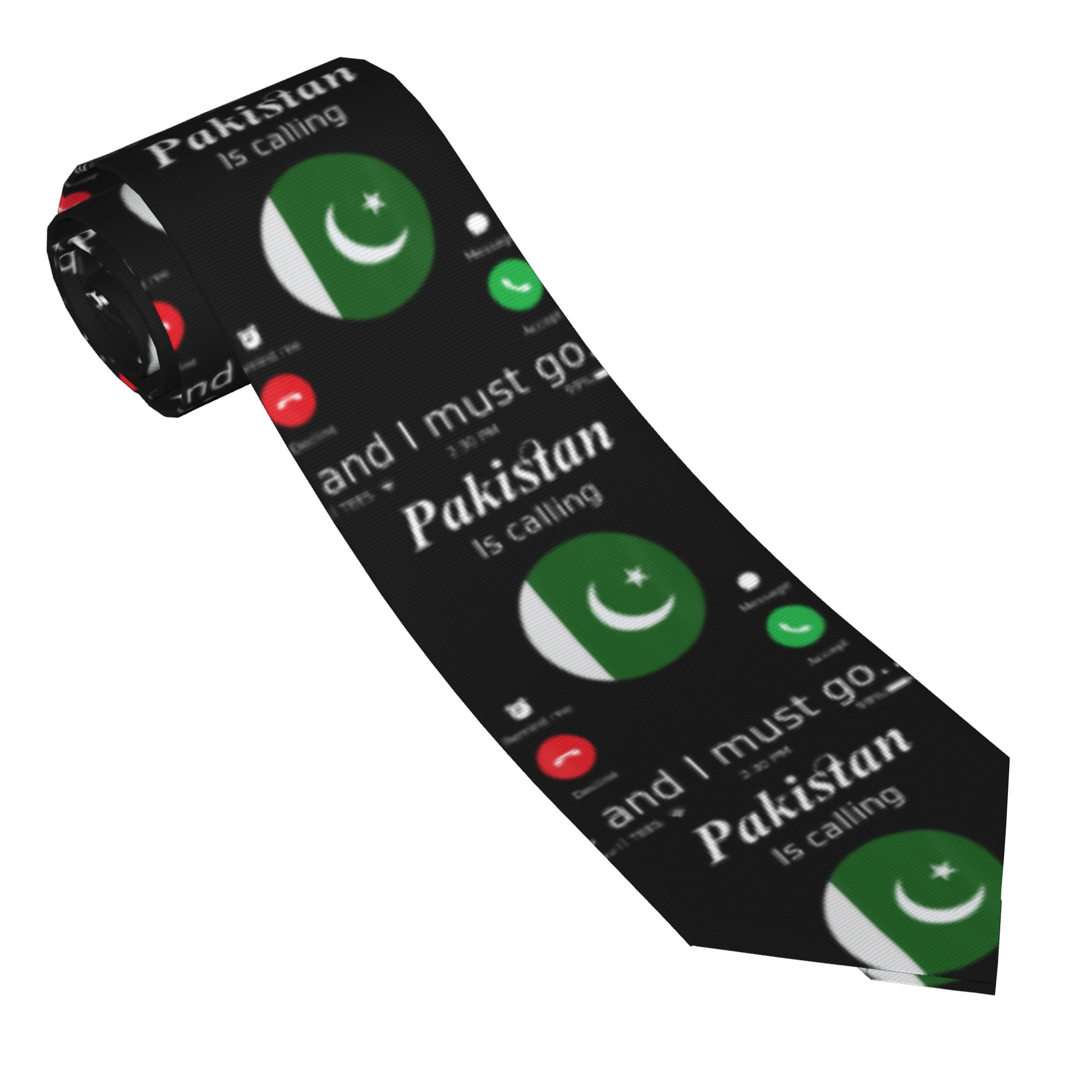 ربطة عنق بعلم باكستان بتصميم ' - مراجعة Men Accessories In Pakistan وسعره