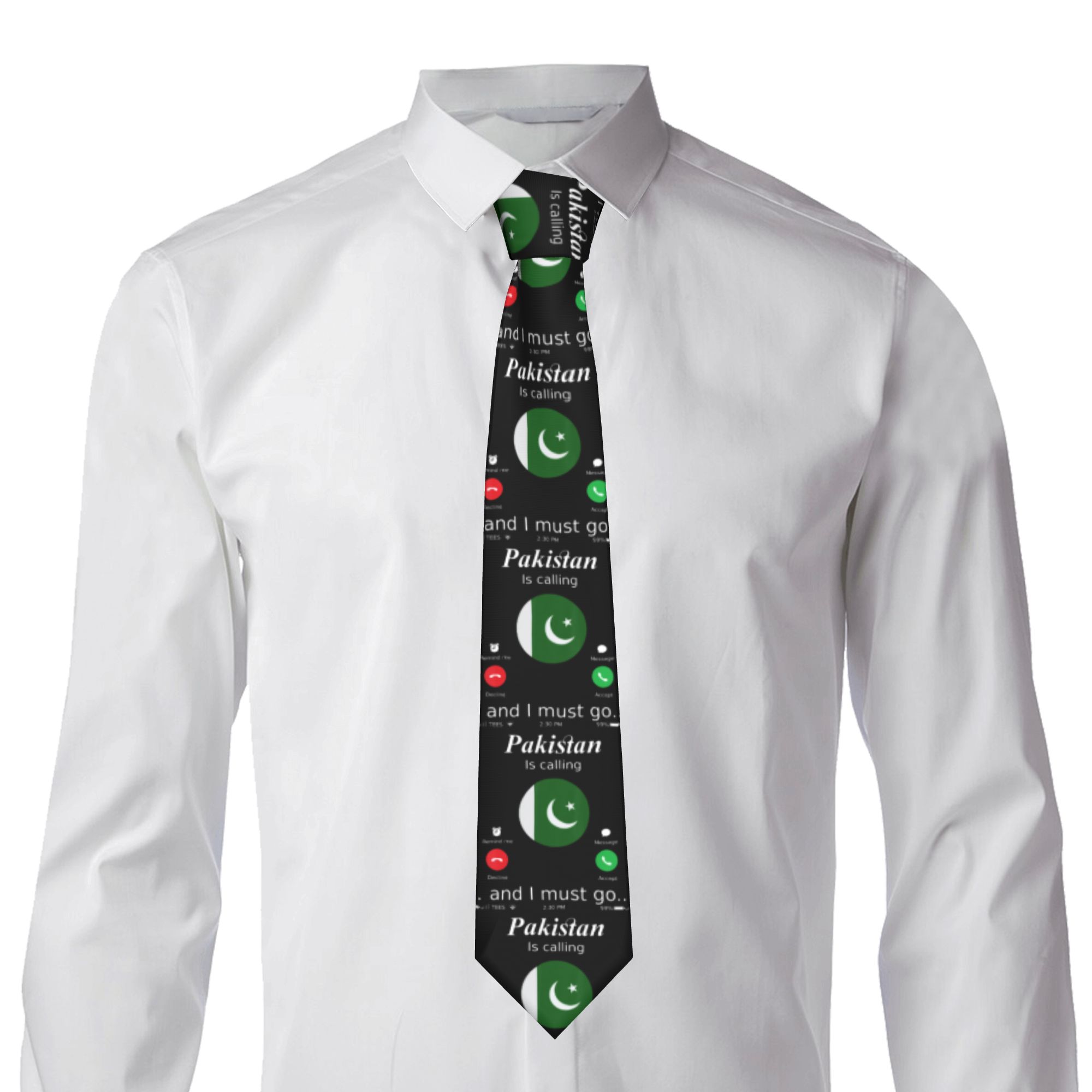 ربطة عنق بعلم باكستان بتصميم ' - مراجعة Men Accessories In Pakistan وسعره