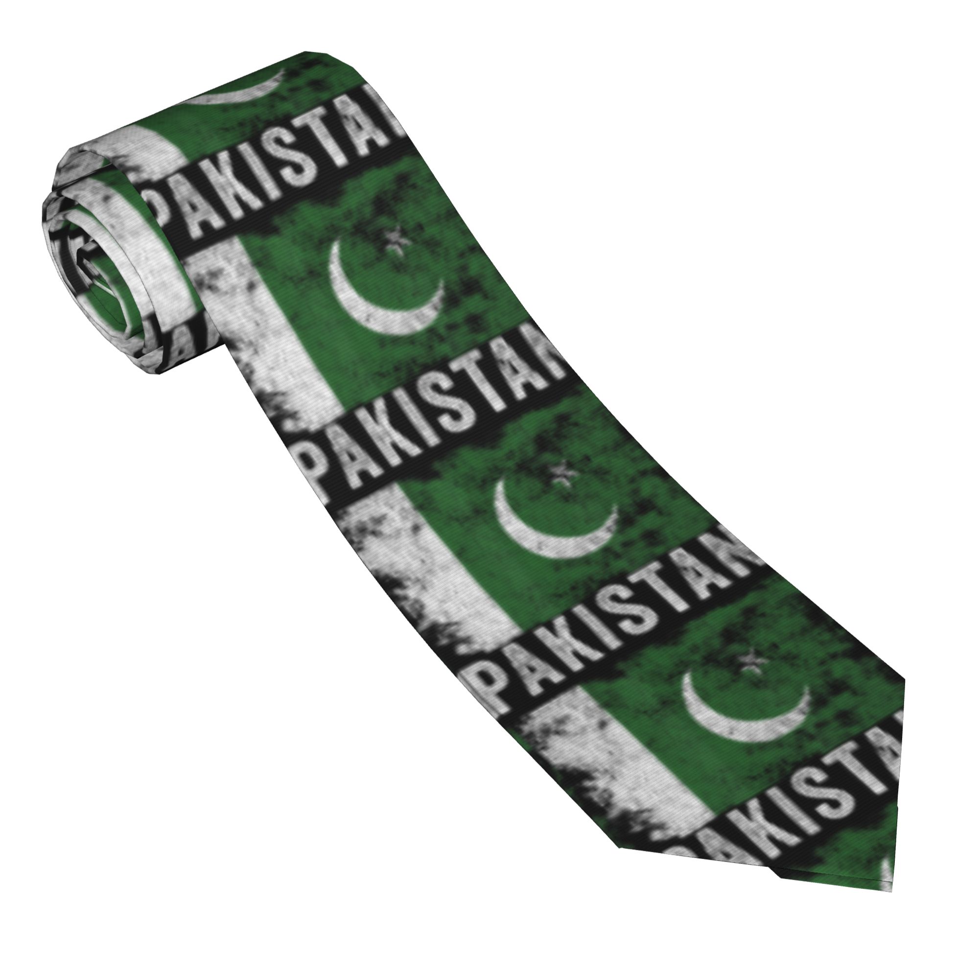 ربطة عنق بتصميم علم باكستان ال - مراجعة Men Accessories In Pakistan وسعره