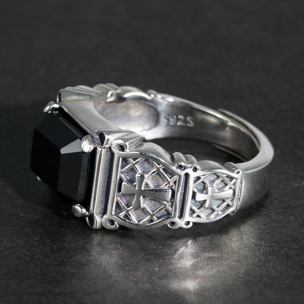 خمر الشرير الفضة 925 مجوهرات ا - مراجعة Signet Ring Men وسعره