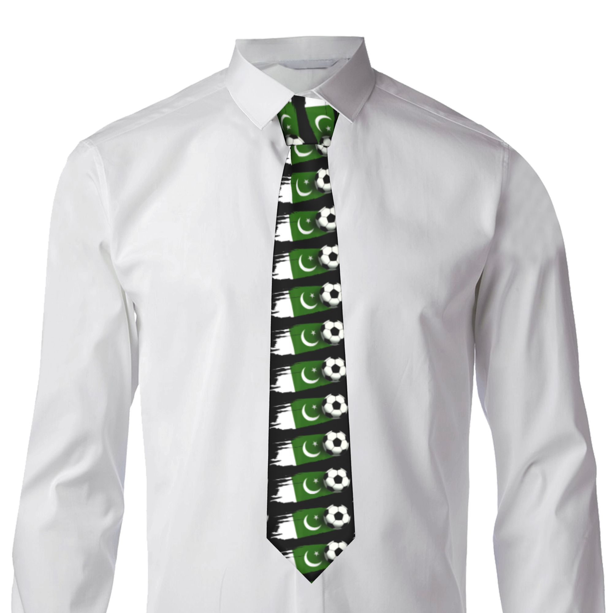 ربطة عنق رجالية بتصميم علم باك - مراجعة Men Accessories In Pakistan وسعره